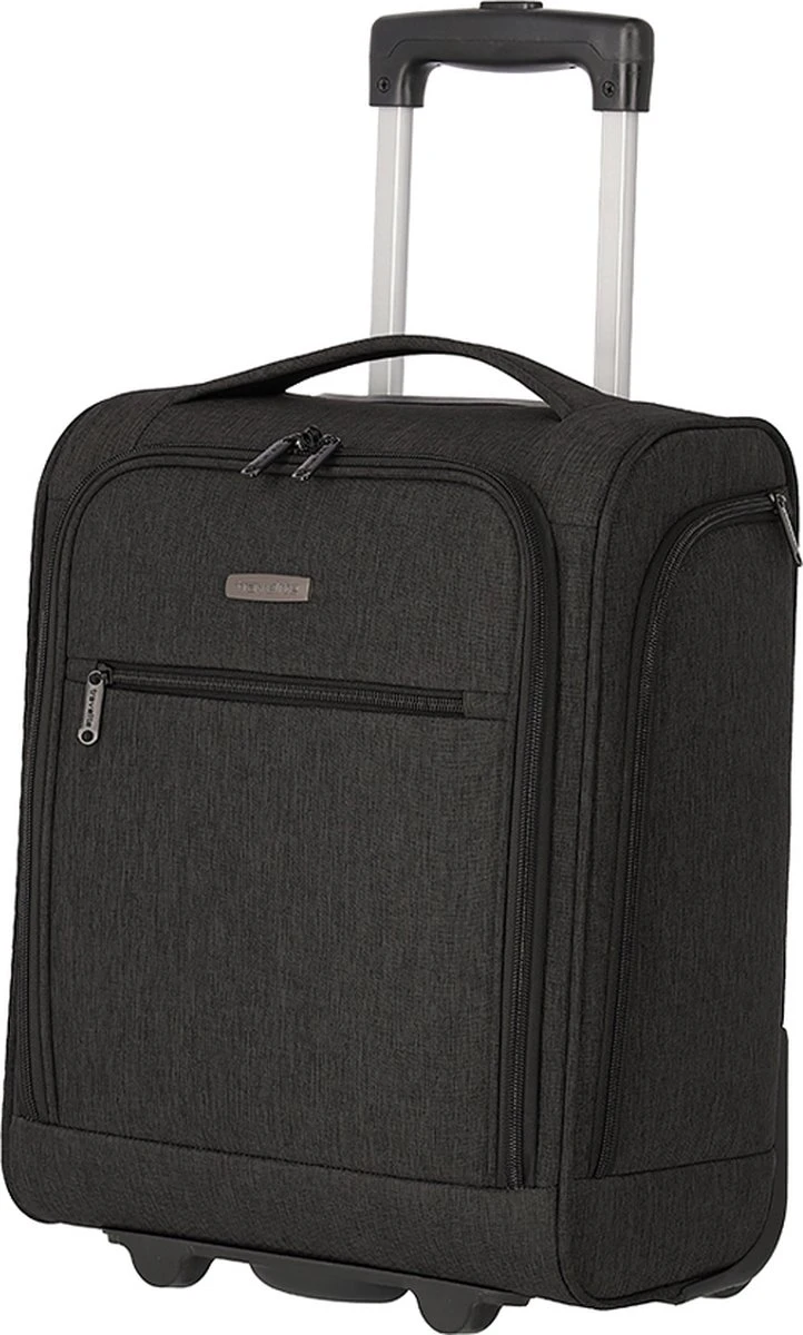 Travelite Handbagage Zachte Koffer / Trolley / Reiskoffer - Cabin - 43 Cm - Zwart 5 Travelite Handbagage Zachte Koffer / Trolley / Reiskoffer - Cabin - 43 Cm - Zwart - Afbeelding 3
