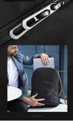 Rugzak Laptop Waterdichte Tas Schoudertas Heren Rugzak Met Laptopvak Laptoptas 15 6 Inch Regenponcho Waterdichte Tas Regenjas - MARK RYDEN® -Reisbagage Winkel 723x1200 8