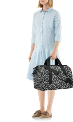 Reisenthel Allrounder L Reistas Sporttas - 30L - Signature Black Zwart -Reisbagage Winkel 724x1200 6