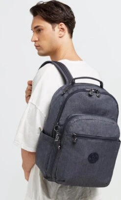 Kipling SEOUL Rugzak, 27 Liter, 15 Inch Laptopvak - Active Denim 15 Kipling SEOUL Rugzak, 27 Liter, 15 Inch Laptopvak - Active Denim -Reisbagage Winkel 726x1200 5