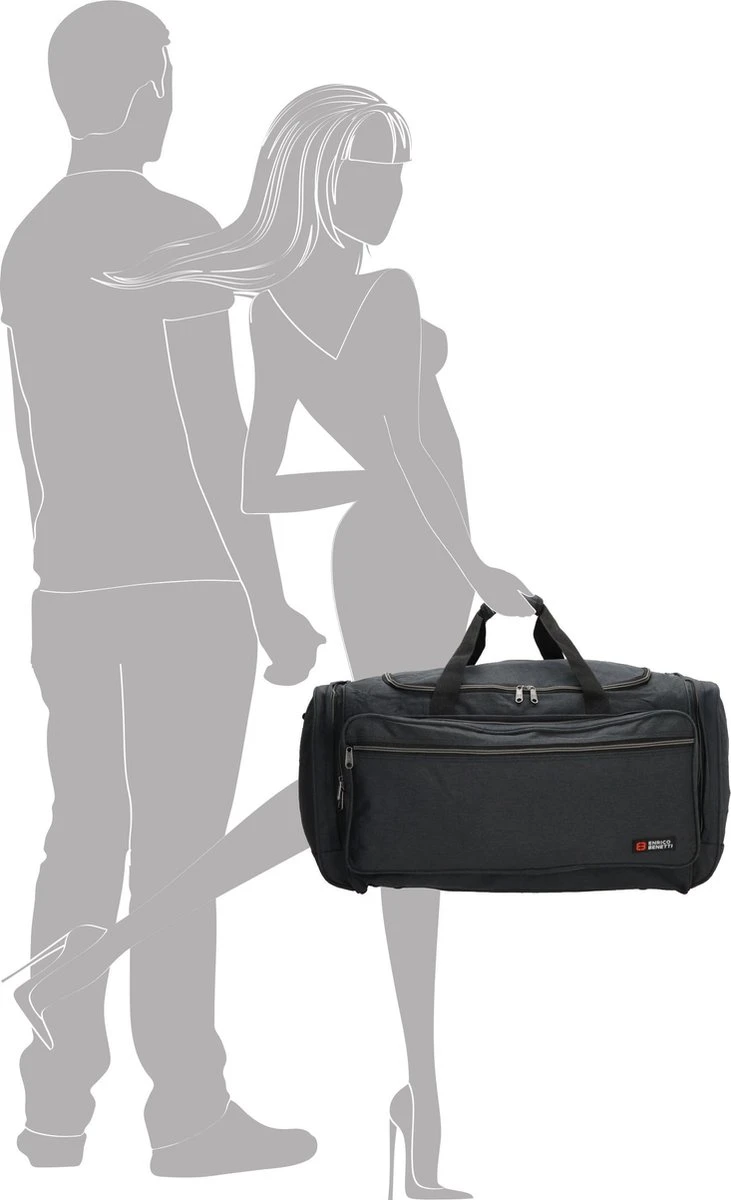 Enrico Benetti Montevideo 35315 Reistas/sporttas M - Zwart 5 Enrico Benetti Montevideo 35315 Reistas/sporttas M - Zwart - Afbeelding 3