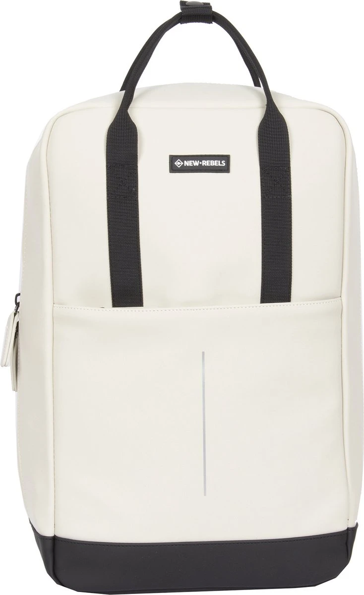 New Rebels® Julan - Rugtas - Beige - Waterbestendig - 42x12x28cm - Rugzak / Backpack 8 New Rebels® Julan - Rugtas - Beige - Waterbestendig - 42x12x28cm - Rugzak / Backpack - Afbeelding 6