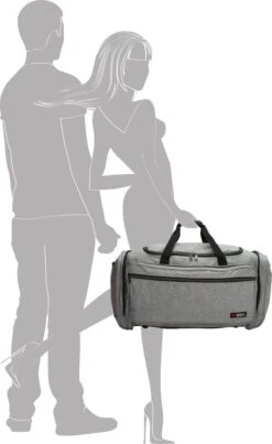 Enrico Benetti Montevideo 35315 Reistas/sporttas M - Licht Grijs -Reisbagage Winkel 735x1200 11