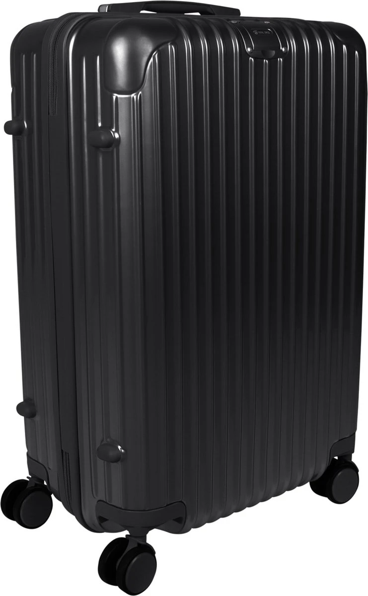 Royal Swiss - Kofferset - Cijferslot- Lichtgewicht Koffer - 4 Wielen- Zwart 11 Royal Swiss - Kofferset - Cijferslot- Lichtgewicht Koffer - 4 Wielen- Zwart - Afbeelding 9