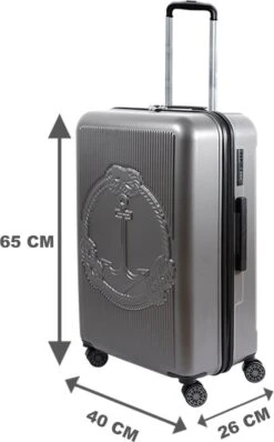 Biggdesign Ocean Ruimbagage Koffer - Reiskoffer - Grijs - Medium -Reisbagage Winkel 745x1200