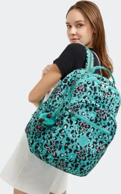 Kipling Seoul Rugzak - Leopard Flower -Reisbagage Winkel 753x1200 13