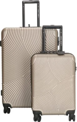 Enrico Benetti Louisville Kofferset Tweedelig - 39040-02 - Champagne