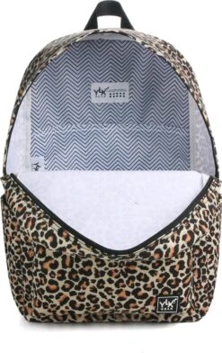 YLX Finch Rugzak. Luipaarden Print. Recyceld Rpet Materiaal. Gerecyclede Plastic Flessen - Eco Friendly. Volwassenen - Tieners - Middelbare Scholieren - Dames - Meisjes. 14" Laptop Sleeve. Backpack - Schooltas - Rugzak -Reisbagage Winkel 756x1200 3