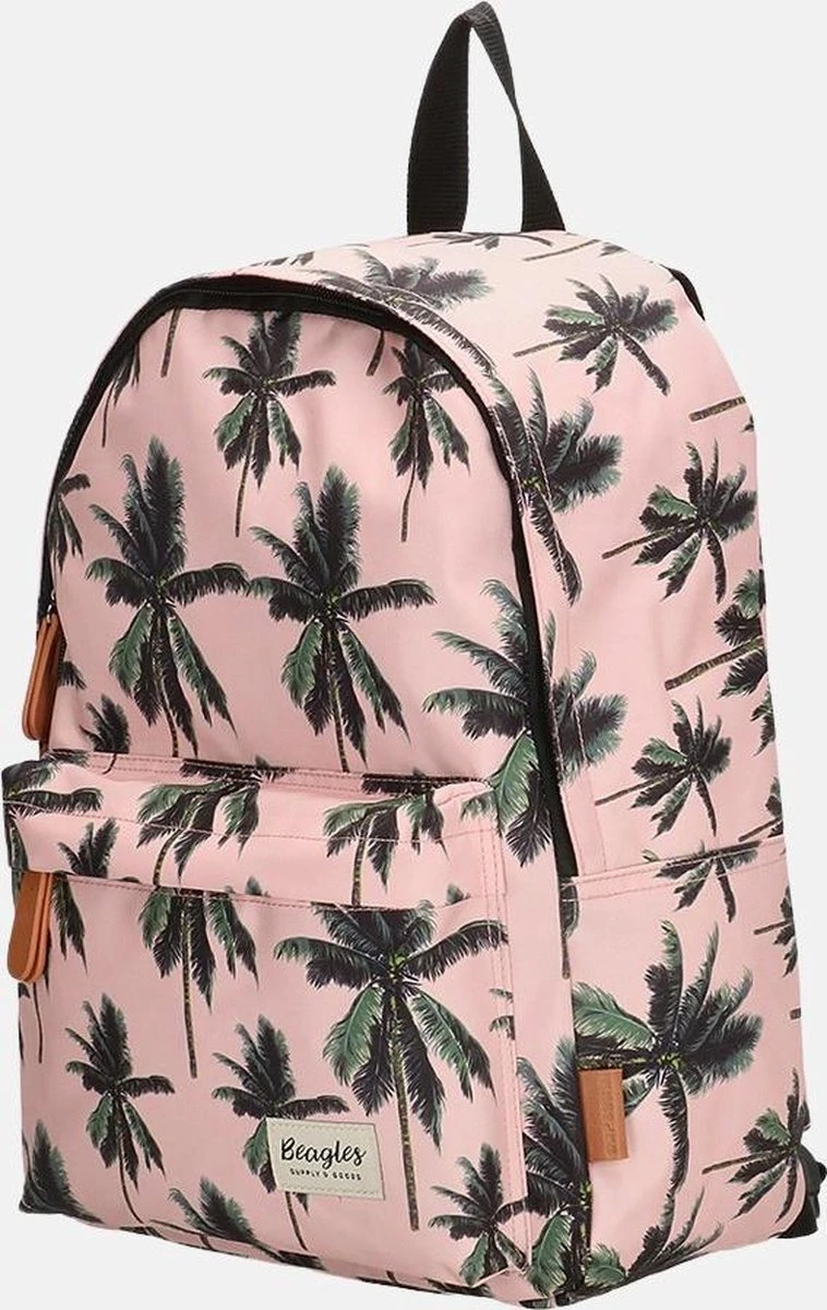 Beagles Originals Cool Originals - Rugzak - Palm Roze 8 Beagles Originals Cool Originals - Rugzak - Palm Roze - Afbeelding 6