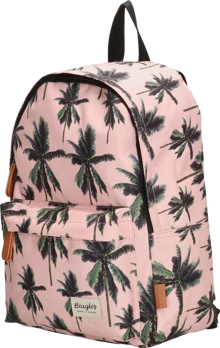 Beagles Originals Cool Originals - Rugzak - Palm Roze 7 Beagles Originals Cool Originals - Rugzak - Palm Roze - Afbeelding 5