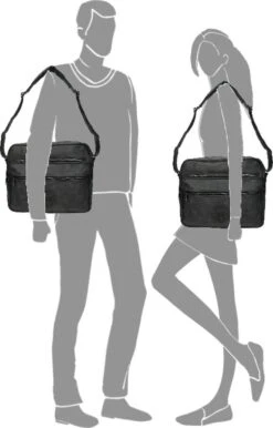 Handbagage Reistas 40x30x20 - Zwart - Schouderband -Reisbagage Winkel 768x1200 10