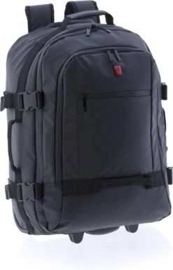 Gladiator Polar Handbagage Laptop Rugzak Trolley - 55 Cm - 14 Inch - Zwart -Reisbagage Winkel 770x1200 5