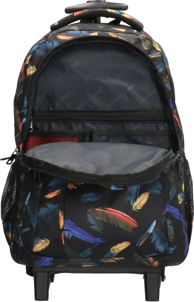 Enrico Benetti Cornell Laptop Rugzaktrolley - Zwart 6 Enrico Benetti Cornell Laptop Rugzaktrolley - Zwart - Afbeelding 4