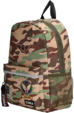 Zebra Trends School Backpack Green Camo -Reisbagage Winkel 779x1200 13