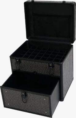 Nagel Beautycase / Beautykoffer Zwart Kleur - Kapper - Tattoo - Nagel - Visagie - Make-up - Cosmetica - Schmink - Beauty Case / Beauty Koffer -Reisbagage Winkel 780x1200 18