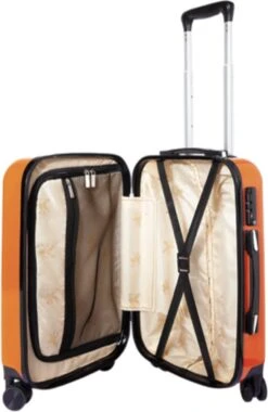 O.leo Reiskoffer | Trolly | Hard Case | Handbagagekoffer I 54x34x20cm | 35 Liter I 2,5 Kg -Reisbagage Winkel 781x1200 3