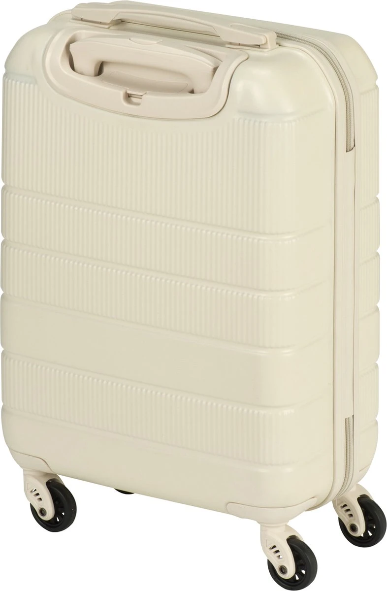 Princess Traveller Florence - Handbagagekoffer Met Strap - Crème - S - 55cm 5 Princess Traveller Florence - Handbagagekoffer Met Strap - Crème - S - 55cm - Afbeelding 3