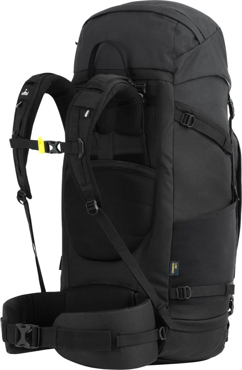 NOMAD® Batura 55 Liter Zwart | Premium Backpack Heren & Dames | Rugzak Incl Flightbag / Hoes 4 NOMAD® Batura 55 Liter Zwart | Premium Backpack Heren & Dames | Rugzak Incl Flightbag / Hoes - Afbeelding 2