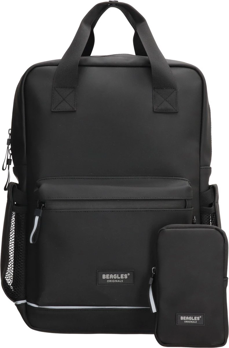 Beagles Originals Waterproof Originals Rugzak 15,6 Inch (34.5x19.4 Cm) - Zwart 3 Beagles Originals Waterproof Originals Rugzak 15,6 Inch (34.5x19.4 Cm) - Zwart