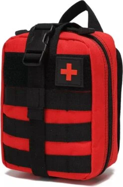 Alta-X Outdoor - Ehbo Tas Rood - Medicijntas - First Aid Bag - Jacht Survival Militaire Edc Pack Molle - Tactical Heuptas Outdoor Sos Pouch Leger Medische Kit Taille Riem Rugzak -Reisbagage Winkel 792x1200 16