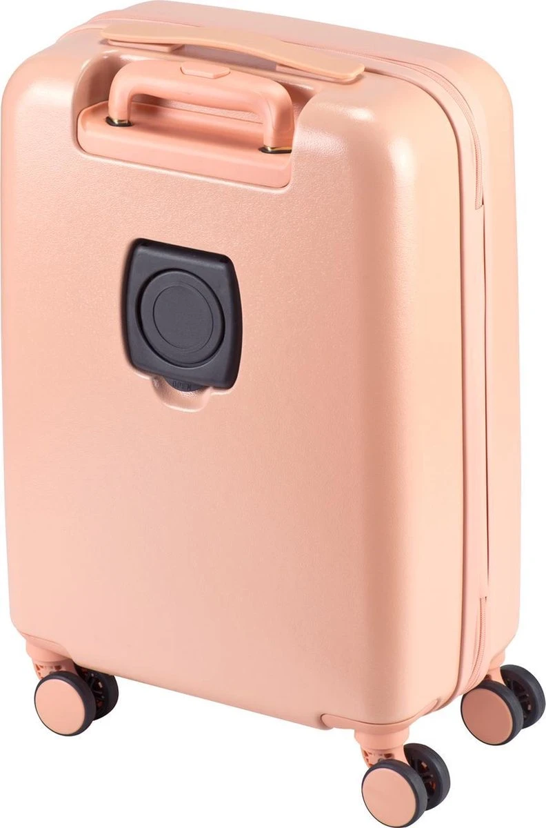 Princess Traveller Harlem - Handbaggage Koffer - Roze - S - 55cm 5 Princess Traveller Harlem - Handbaggage Koffer - Roze - S - 55cm - Afbeelding 3