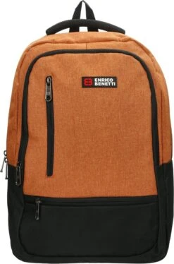 Enrico Benetti Hamburg 62124 Laptoprugzak Met 15" Laptopvak - Roest