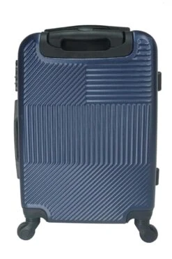 SB Travelbags Handbagage Koffer 55cm 4 Wielen Trolley - Blauw -Reisbagage Winkel 798x1200 4