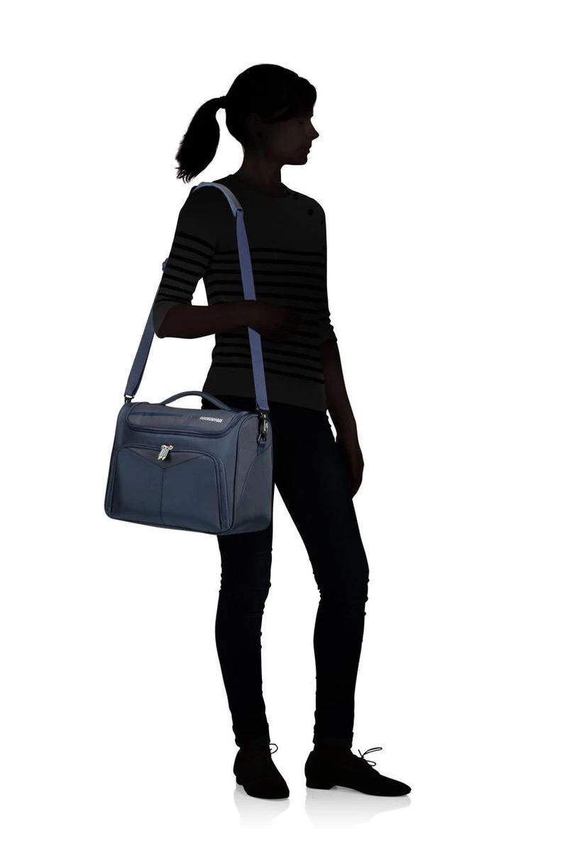 "American Tourister Summerfunk Beauty Case Navy""""" 7 "American Tourister Summerfunk Beauty Case Navy""""" - Afbeelding 5