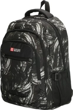 Enrico Benetti Santa Cruz 62038 Laptoprugzak 17" - Zwart Verenprint -Reisbagage Winkel 801x1200 27