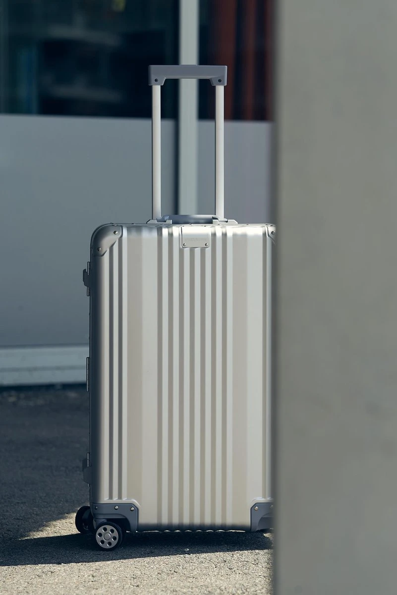 Aluminium Handbagage Koffer Mozzel Darrow - Reiskoffer Met Wielen - 51cm - Harde Koffer - Zilver 15 Aluminium Handbagage Koffer Mozzel Darrow - Reiskoffer Met Wielen - 51cm - Harde Koffer - Zilver - Afbeelding 13