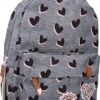 Milky Kiss Love Land - Rugzak - Schooltas Meisje - Grijs - Hartjes 2 Milky Kiss Love Land - Rugzak - Schooltas Meisje - Grijs - Hartjes -Reisbagage Winkel 803x1200 25