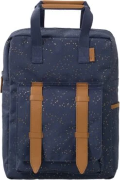 Fresk Rugzak Indigo Dots - Kinderrugzak - Boekentas Kleuterschool - Peuter Zak - Blauw Met Gouden Dots -Reisbagage Winkel 803x1200 28