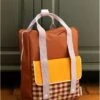 Sticky Lemon Gingham Backpack Large Chocolate Sundae Daisy Yellow Mauve Lilac -Reisbagage Winkel 805x1200 5
