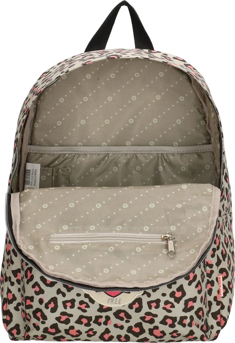 Beagles Original Kinderrugzak - Leo - Grijs 6 Beagles Original Kinderrugzak - Leo - Grijs - Afbeelding 4