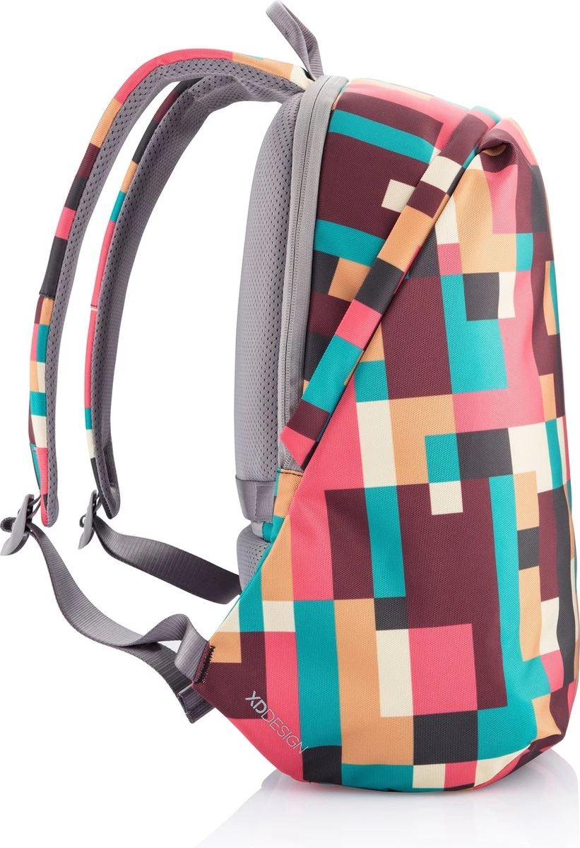XD Design Bobby Soft Art - Anti-Diefstal Rugzak 16 Liter - Geometric 13 XD Design Bobby Soft Art - Anti-Diefstal Rugzak 16 Liter - Geometric - Afbeelding 11