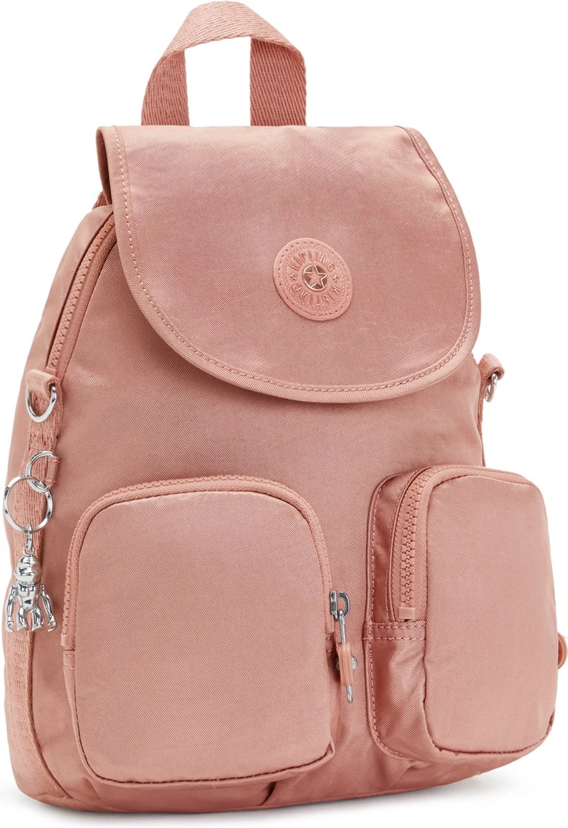 Kipling FIREFLY UP Rugzak, 7.5 Liter - Dynamic Twill Warm Rose 4 Kipling FIREFLY UP Rugzak, 7.5 Liter - Dynamic Twill Warm Rose - Afbeelding 2