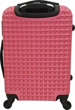 SB Travelbags Handbagage Koffer 55cm 4 Wielen Trolley - Roze -Reisbagage Winkel 824x1200 1