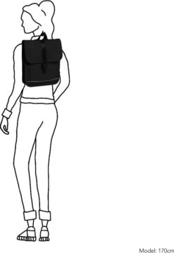 Daniel Ray Pasadena Rugzak Waterproof - 10 Inch Tabletvak - Black -Reisbagage Winkel 825x1200 16