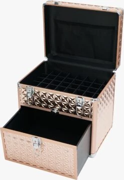Nagel Beautycase Gouden Kleur - Kapper Beautycase - Nagel - Visagie - Make-up - Cosmetica - Schmink - Beauty Case -Reisbagage Winkel 826x1200 18