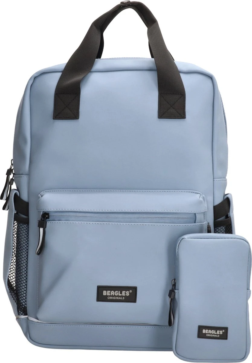 Beagles Originals Waterproof Originals Rugzak 15,6 Inch (34.5x19.4 Cm) - Lichtblauw 3 Beagles Originals Waterproof Originals Rugzak 15,6 Inch (34.5x19.4 Cm) - Lichtblauw