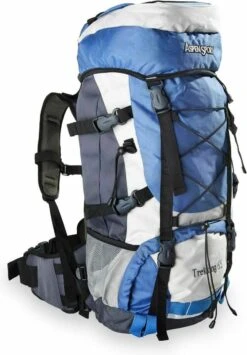 ASPENSPORT Rugzak Trekking - 65 Liter Blauw -Reisbagage Winkel 834x1200 18