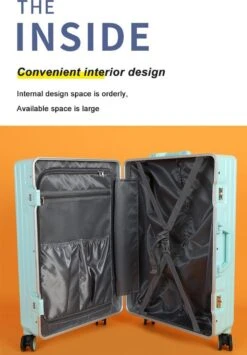 TOP AA Reis Kofferset - Trolleyset 3-delig Met TSA Slot Aluminum Frame, Kleine Cabine En Groot, ABS Luggage, (20+24+28 Inches 3 Pc Set), Roze/pink -Reisbagage Winkel 836x1200 3