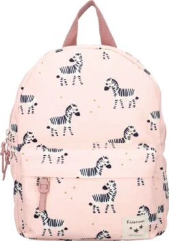 Kidzroom To The Zoo Rugzak 2 T/m 6 Jaar - Roze - Zebra