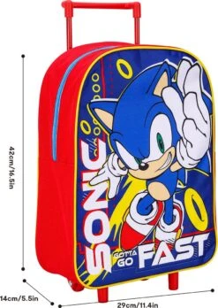 SONIC The Hedgehog Trolley Koffertje Vakantie Logeren Tripjes -Reisbagage Winkel 851x1200 1
