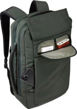 Thule Paramount Convertible - Laptoptas Rugzak 15 Inch - Racing Green -Reisbagage Winkel 851x1200 6