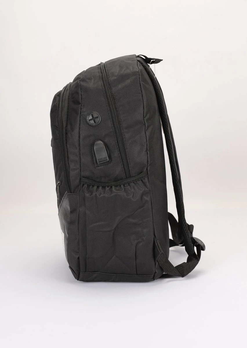 Dailyibed - 3 Delige Rugzak Set - 1980 - Schooltas - Laptoptas - Schoudertas - Usb Poort - Zwart 6 Dailyibed - 3 Delige Rugzak Set - 1980 - Schooltas - Laptoptas - Schoudertas - Usb Poort - Zwart - Afbeelding 4