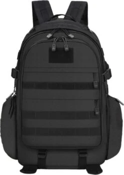 Waterdichte Rugzak Tactical Backpack Met Gratis Paracord - Vierdaagse Wandelrugzak - Schooltas Reistas Handbagage Zwart 15 Waterdichte Rugzak Tactical Backpack Met Gratis Paracord - Vierdaagse Wandelrugzak - Schooltas Reistas Handbagage Zwart -Reisbagage Winkel 854x1200 19