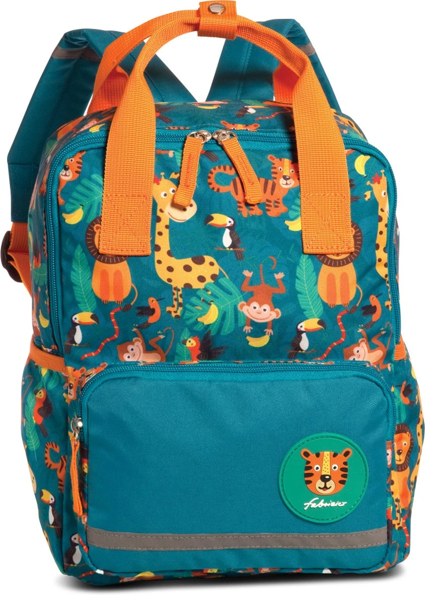 Fabrizio Rugzak Jungle Junior 8 Liter Polyester Groen/oranje 3 Fabrizio Rugzak Jungle Junior 8 Liter Polyester Groen/oranje