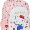 Schoolrugzak Hello Kitty Happiness Girl Roze Wit (33 X 42 X 14 Cm)