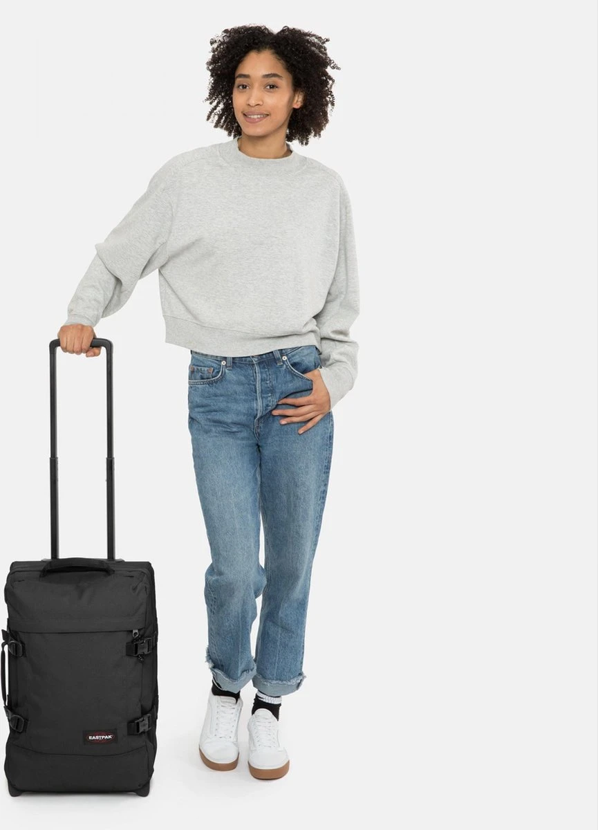 Eastpak TRANVERZ S Reiskoffer, Handbagage (51 X 32.5 X 23 Cm) - Black 14 Eastpak TRANVERZ S Reiskoffer, Handbagage (51 X 32.5 X 23 Cm) - Black - Afbeelding 12